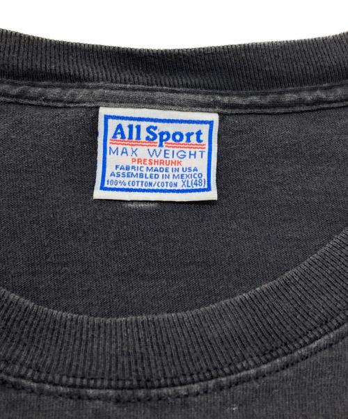 ALL SPORT（オールスポーツ）ALL SPORT (オールスポーツ) ヴィンテージバンドTシャツ/Vintage band t-shirts ブラック サイズ:XLの古着・服飾アイテム