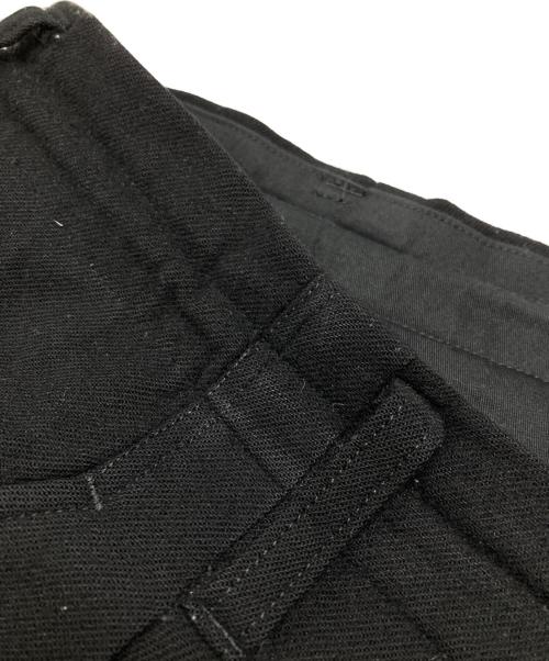 Yohji Yamamoto pour homme（ヨウジヤマモト プールオム）Yohji Yamamoto pour homme (ヨウジヤマモト プールオム) ウールフランネル タックパンツ/Wool Flannel Pleated Trousers  ブラック サイズ:4の古着・服飾アイテム