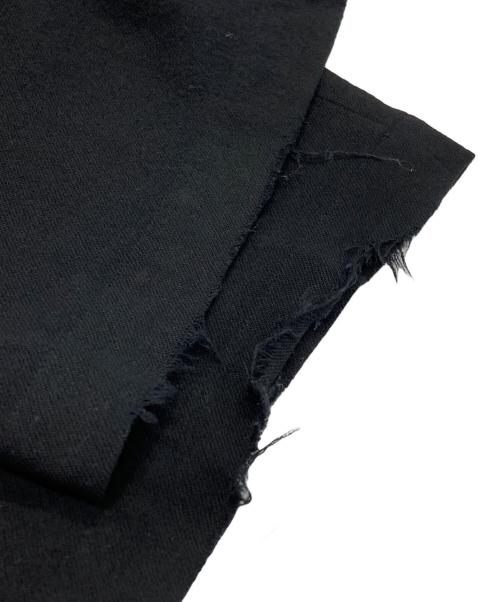 Yohji Yamamoto pour homme（ヨウジヤマモト プールオム）Yohji Yamamoto pour homme (ヨウジヤマモト プールオム) ウールフランネル タックパンツ/Pleated Wool Flannel Pants  ブラック サイズ:3の古着・服飾アイテム