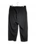 Yohji Yamamoto pour homme (ヨウジヤマモト プールオム) ウールフランネル タックパンツ/Pleated Wool Flannel Pants  ブラック サイズ:3：30000円
