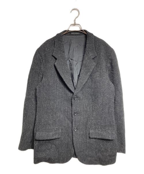 Yohji Yamamoto pour homme（ヨウジヤマモト プールオム）Yohji Yamamoto pour homme (ヨウジヤマモト プールオム) 3Bツイードジャケット グレー サイズ:3の古着・服飾アイテム
