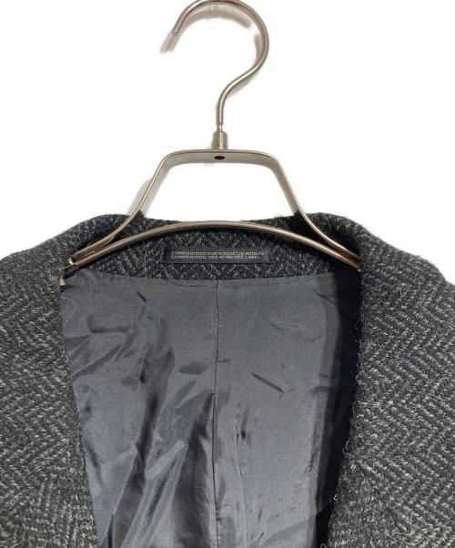 Yohji Yamamoto pour homme（ヨウジヤマモト プールオム）Yohji Yamamoto pour homme (ヨウジヤマモト プールオム) 3Bツイードジャケット グレー サイズ:3の古着・服飾アイテム