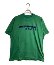 sacai×Mercedes AMG（サカイ）の古着「コラボプリントTシャツ/collab T-shirt 」｜グリーン
