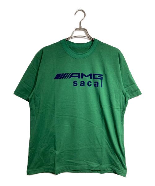 sacai（サカイ）sacai (サカイ) MERCEDES AMG コラボプリントTシャツ/collab T-shirt  グリーン サイズ:5の古着・服飾アイテム