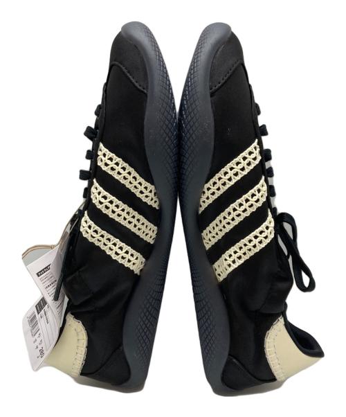 adidas（アディダス）adidas (アディダス) WALES BONNER (ウェールズボナー) KARINTHA LO SATIN ブラック×ベージュ サイズ:28㎝の古着・服飾アイテム