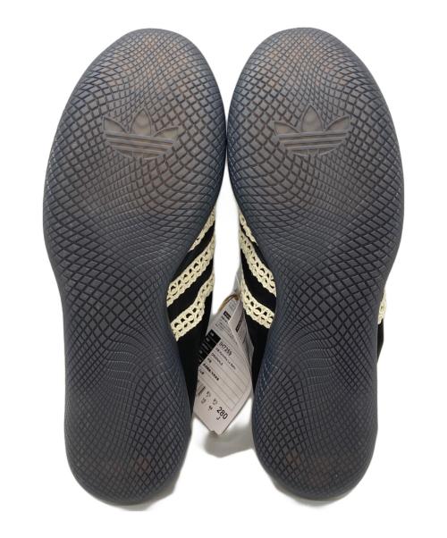 adidas（アディダス）adidas (アディダス) WALES BONNER (ウェールズボナー) KARINTHA LO SATIN ブラック×ベージュ サイズ:28㎝の古着・服飾アイテム