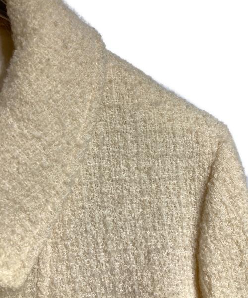 CHANEL（シャネル）CHANEL (シャネル) ココボタンツイードジャケット アイボリー サイズ:38の古着・服飾アイテム