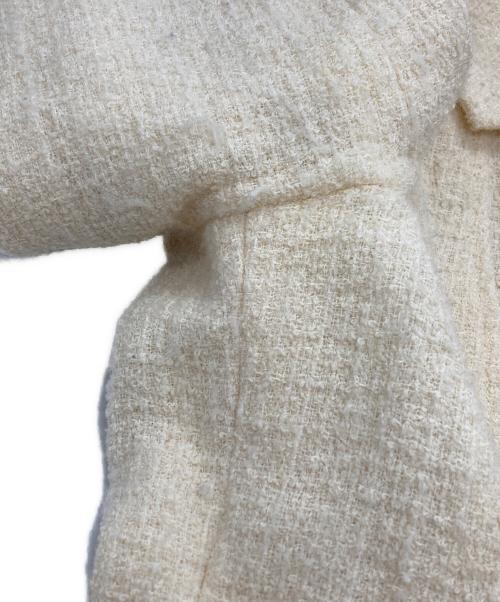 CHANEL（シャネル）CHANEL (シャネル) ココボタンツイードジャケット アイボリー サイズ:38の古着・服飾アイテム