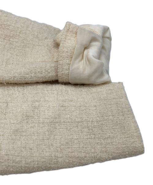 CHANEL（シャネル）CHANEL (シャネル) ココボタンツイードジャケット アイボリー サイズ:38の古着・服飾アイテム