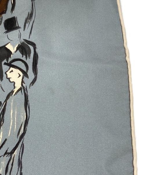 HERMES（エルメス）HERMES (エルメス) シルクスカーフ/silk scarf/カレ90 ブルーの古着・服飾アイテム