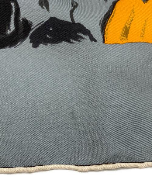 HERMES（エルメス）HERMES (エルメス) シルクスカーフ/silk scarf/カレ90 ブルーの古着・服飾アイテム