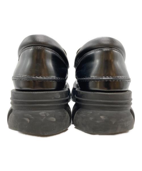 GUCCI（グッチ）GUCCI (グッチ) プラットフォームホースビットローファー/Platform Horsebit Loafers ブラック サイズ:10の古着・服飾アイテム