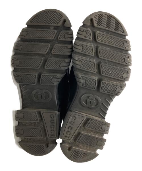 GUCCI（グッチ）GUCCI (グッチ) プラットフォームホースビットローファー/Platform Horsebit Loafers ブラック サイズ:10の古着・服飾アイテム