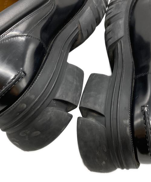 GUCCI（グッチ）GUCCI (グッチ) プラットフォームホースビットローファー/Platform Horsebit Loafers ブラック サイズ:10の古着・服飾アイテム