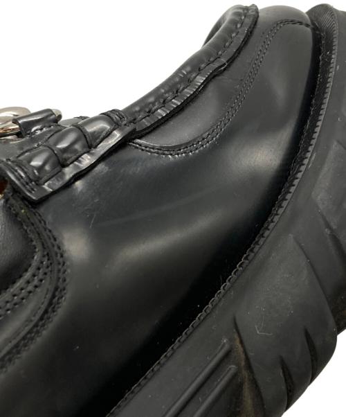 GUCCI（グッチ）GUCCI (グッチ) プラットフォームホースビットローファー/Platform Horsebit Loafers ブラック サイズ:10の古着・服飾アイテム