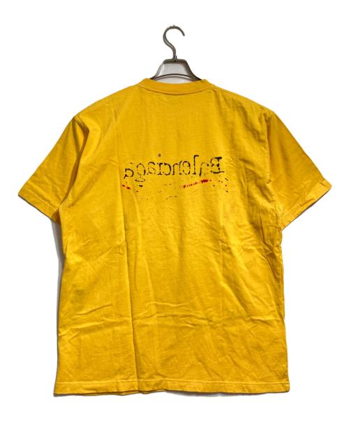 BALENCIAGA（バレンシアガ）BALENCIAGA (バレンシアガ) Handwritten Campaign Logo T-Shirt/ハンドリトゥンキャンペーンロゴTシャツ イエロー サイズ:Sの古着・服飾アイテム