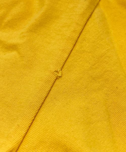 BALENCIAGA（バレンシアガ）BALENCIAGA (バレンシアガ) Handwritten Campaign Logo T-Shirt/ハンドリトゥンキャンペーンロゴTシャツ イエロー サイズ:Sの古着・服飾アイテム