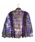 Rebuild by Needles (リビルドバイニードルス) 7 Cuts Zipped Wide Shirt/7カッツ・ジップ・ワイドシャツ パープル×グリーン サイズ:FREE：18000円