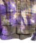 中古・古着 Rebuild by Needles (リビルドバイニードルス) 7 Cuts Zipped Wide Shirt/7カッツ・ジップ・ワイドシャツ パープル×グリーン サイズ:FREE：18000円
