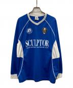 SCUL PTORスカルプター）の古着「サッカーゲームシャツ」｜ブルー