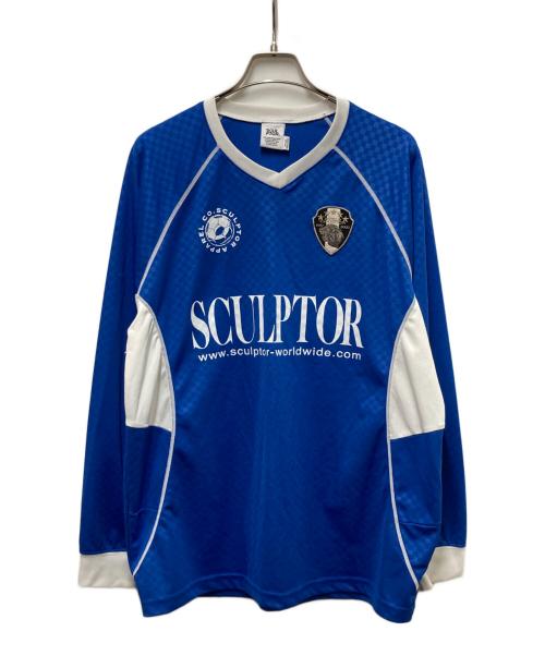 SCUL PTOR（スカルプター）SCUL PTOR (スカルプター) サッカーゲームシャツ ブルー サイズ:Mの古着・服飾アイテム