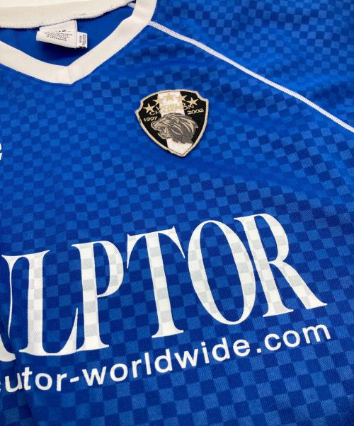 SCUL PTOR（スカルプター）SCUL PTOR (スカルプター) サッカーゲームシャツ ブルー サイズ:Mの古着・服飾アイテム