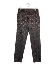 DRIES VAN NOTEN（ドリスヴァンノッテン）の古着「ウェーブジャガードスラックス/Wave Jacquard Trousers / Pants」｜ブラック