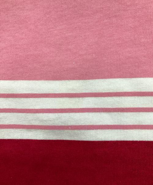 stussy（ステューシー）stussy (ステューシー) ボーダーTシャツ ホワイト サイズ:Lの古着・服飾アイテム