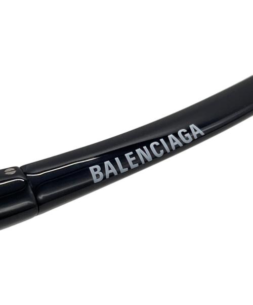 BALENCIAGA（バレンシアガ）BALENCIAGA (バレンシアガ) BAT RECTANGLEサングラス/バット レクタングル ブラック サイズ:59-20-125の古着・服飾アイテム