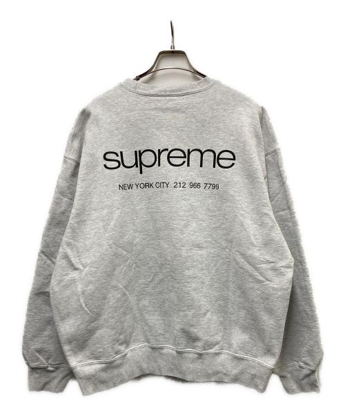 SUPREME（シュプリーム）SUPREME (シュプリーム) NYC Crewneck グレー サイズ:Lの古着・服飾アイテム