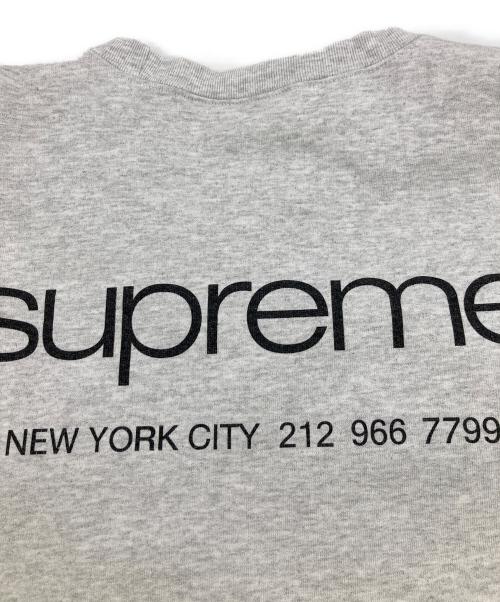 SUPREME（シュプリーム）SUPREME (シュプリーム) NYC Crewneck グレー サイズ:Lの古着・服飾アイテム