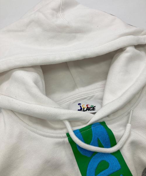 PALACE（パレス）PALACE (パレス) JCC PALACE JCC HOOD ホワイト サイズ:Lの古着・服飾アイテム