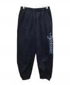 SUPREMEシュプリーム）の古着「RAISED SCRIPT SWEATPANT」｜ネイビー