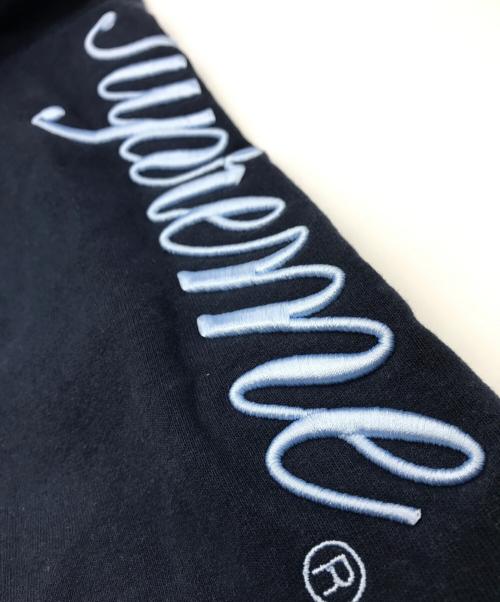 SUPREME（シュプリーム）Supreme (シュプリーム) RAISED SCRIPT SWEATPANT ネイビー サイズ:Lの古着・服飾アイテム