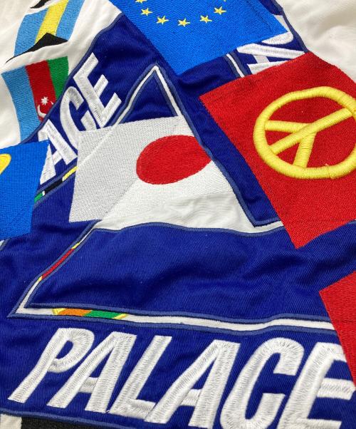 PALACE（パレス）PALACE (パレス) TRI-FLAG HOODED JACKET ホワイト サイズ:Lの古着・服飾アイテム