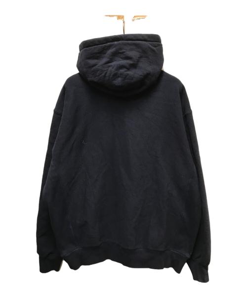 SUPREME（シュプリーム）Supreme (シュプリーム) Embroidered Script Hooded Sweatshirt ネイビー サイズ:Lの古着・服飾アイテム