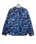 A BATHING APE (ア ベイシング エイプ) COLOR CAMO LIGHT DOWN JACKET ブルー サイズ:XL：15000円