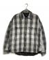 UNUSED（アンユーズド）の古着「CPOブロックチェックシャツジャケット/Block Check Shirt Jacket」｜グレー
