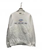 A BATHING APEア ベイシング エイプ）の古着「プリントスウェット」｜ホワイト