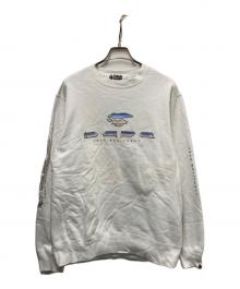 A BATHING APE（ア ベイシング エイプ）の古着「プリントスウェット」｜ホワイト