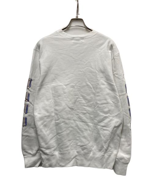 A BATHING APE（ア ベイシング エイプ）A BATHING APE (ア ベイシング エイプ) プリントスウェット ホワイト サイズ:XLの古着・服飾アイテム
