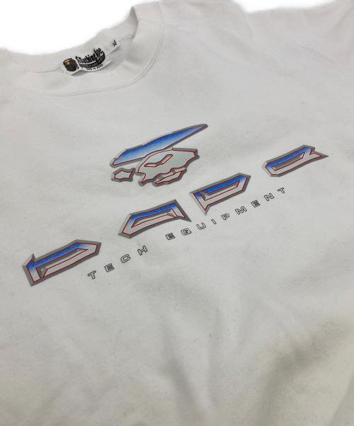 A BATHING APE（ア ベイシング エイプ）A BATHING APE (ア ベイシング エイプ) プリントスウェット ホワイト サイズ:XLの古着・服飾アイテム