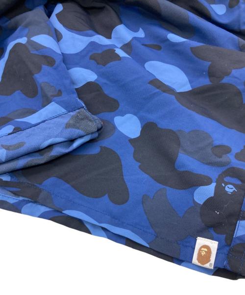 A BATHING APE（アベイシングエイプ）A BATHING APE (アベイシングエイプ) Camo Beach Short ネイビー サイズ:Lの古着・服飾アイテム