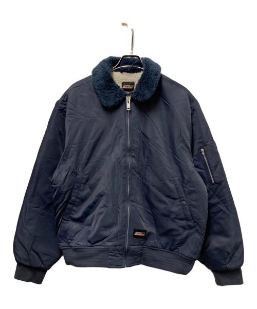 SUPREME（シュプリーム）Supreme (シュプリーム) Dickies (ディッキーズ) Fur Collar Bomber Jacket ネイビー サイズ:Lの古着・服飾アイテム