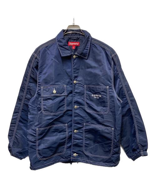 SUPREME（シュプリーム）Supreme (シュプリーム) Nylon chore coat ネイビー サイズ:Lの古着・服飾アイテム