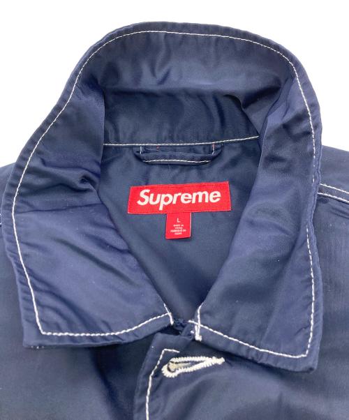 SUPREME（シュプリーム）Supreme (シュプリーム) Nylon chore coat ネイビー サイズ:Lの古着・服飾アイテム