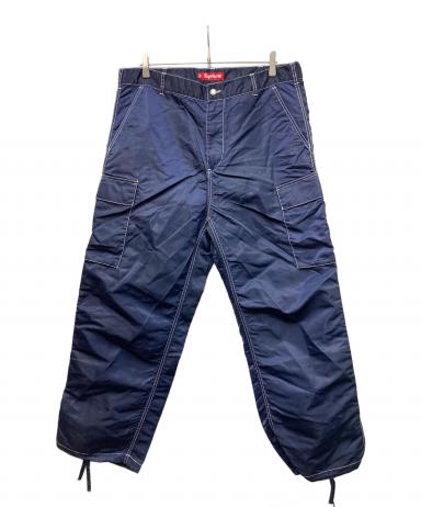 90s カナダ製 オールド シュプリーム SUPREME 紺 フライトパンツ 中古・古着通販】SUPREME (シュプリーム) nylon cargo pant ネイビー