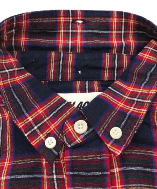 PALACE（パレス）PALACE (パレス) PARROT SHIRT レッド サイズ:Mの古着・服飾アイテム
