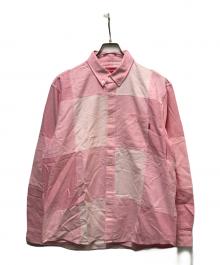 SUPREME（シュプリーム）の古着「Patchwork Oxford Shirt」｜ピンク