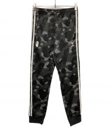 adidas×A BATHING APE（アディダス×ア ベイシング エイプ）の古着「トラックパンツ」｜ブラック